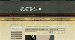 Desktop Screenshot of mcdowellfuneralhome.org